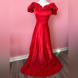 Red Ball Gown